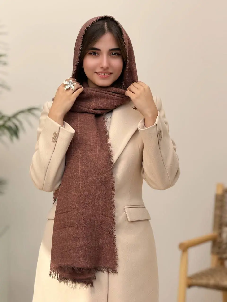 3943- شال پاییزه الی